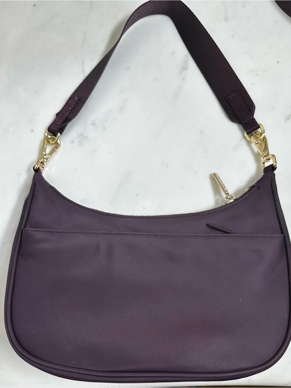 Lululemon City Essentials Small Shoulder Bag 3L and Double Wristlet Black Plumb - Picture 3 of 6